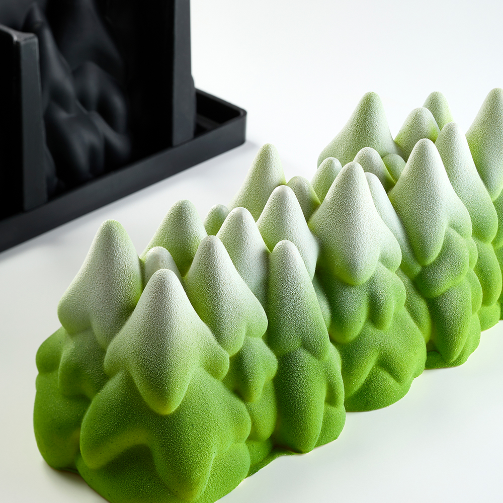 Pavoni Pavocake KE092 Snow Tree Silicone Mold, 250mm x 90mm x 95mm image 1