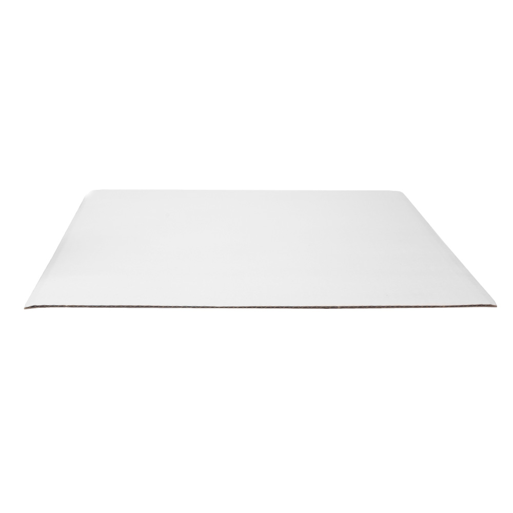 O'Creme White Square Corrugated Cake Board, 12" - Pack of 10 image 1