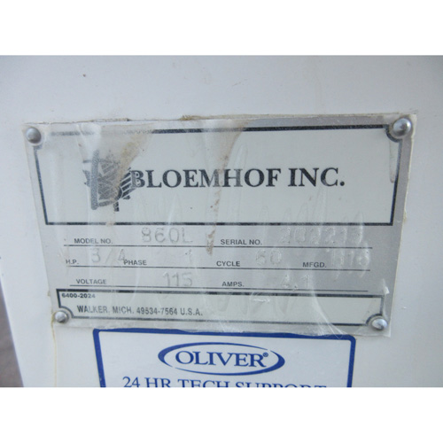Bloemhof 860L Dough Sheeter & Moulder, Used Excellent Condition image 4