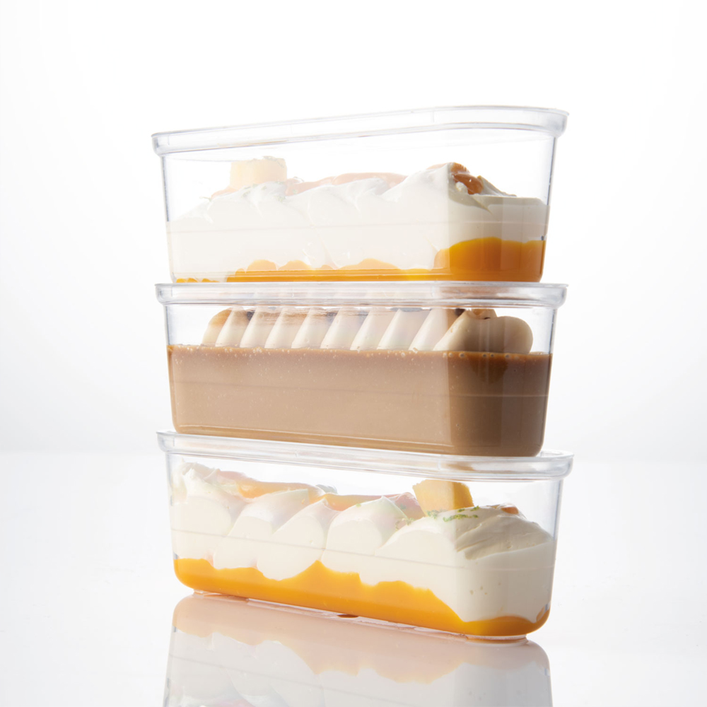 Martellato Clear Plastic Eclair Cups, 5.4" x 1.5" x 1.6" - Pack of 100 image 5