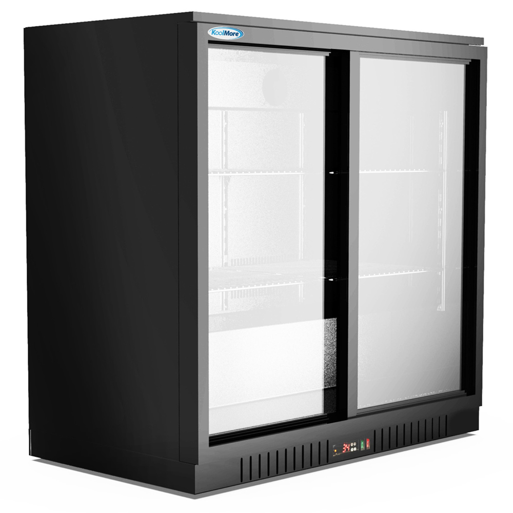 KoolMore 35 in. Two-Door Back Bar Refrigerator - 7.4 Cu Ft.  image 2