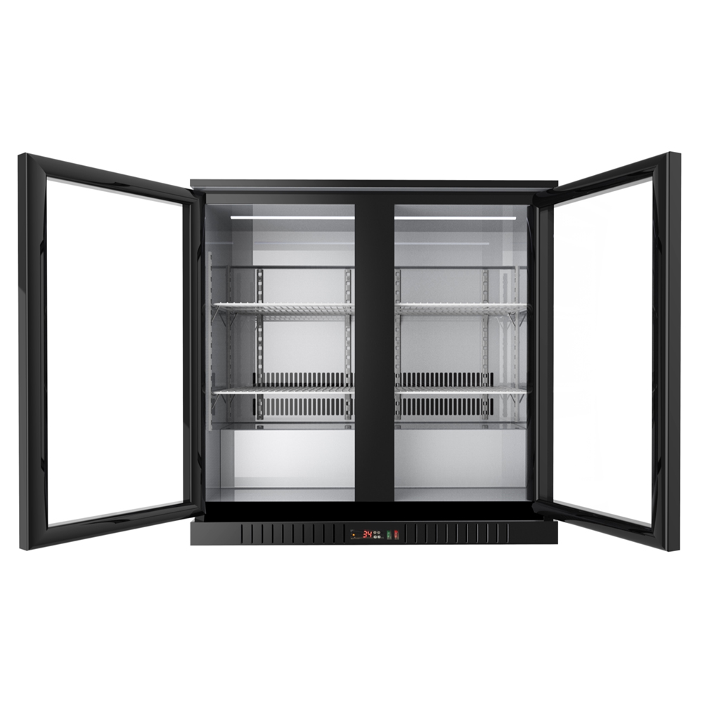 KoolMore 35 in. Two-Door Back Bar Refrigerator - 7.4 Cu Ft. B image 3
