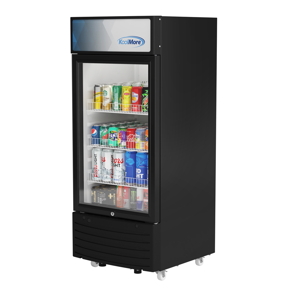 KoolMore One Glass Door Commercial Display Merchandiser Refrigerator, 6 Cu. Ft. image 4