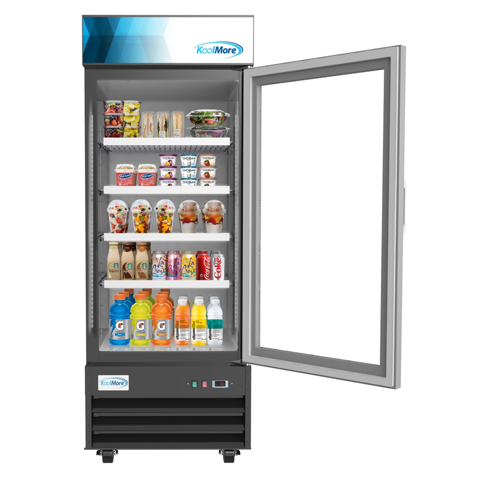 KoolMore One-Door Merchandiser Refrigerator - 23 Cu Ft. image 1