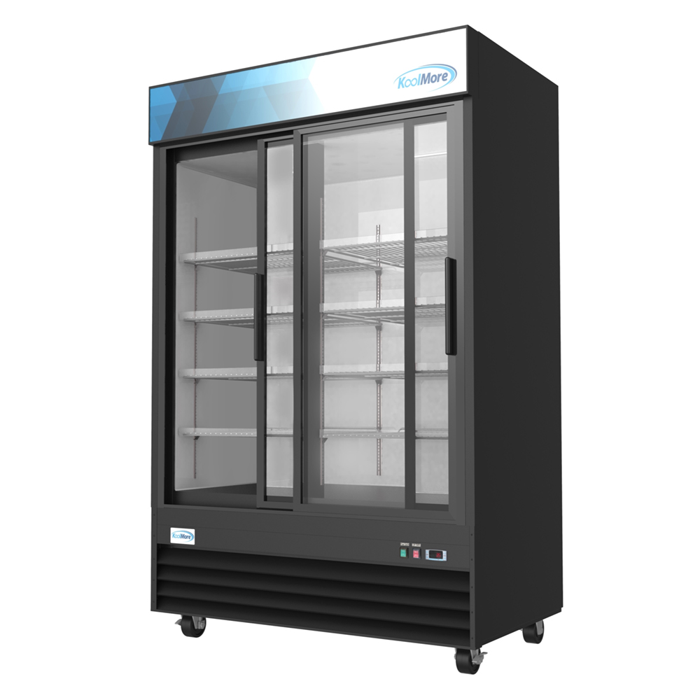 KoolMore  Two-Door Merchandiser Refrigerator - 45 Cu Ft. image 3