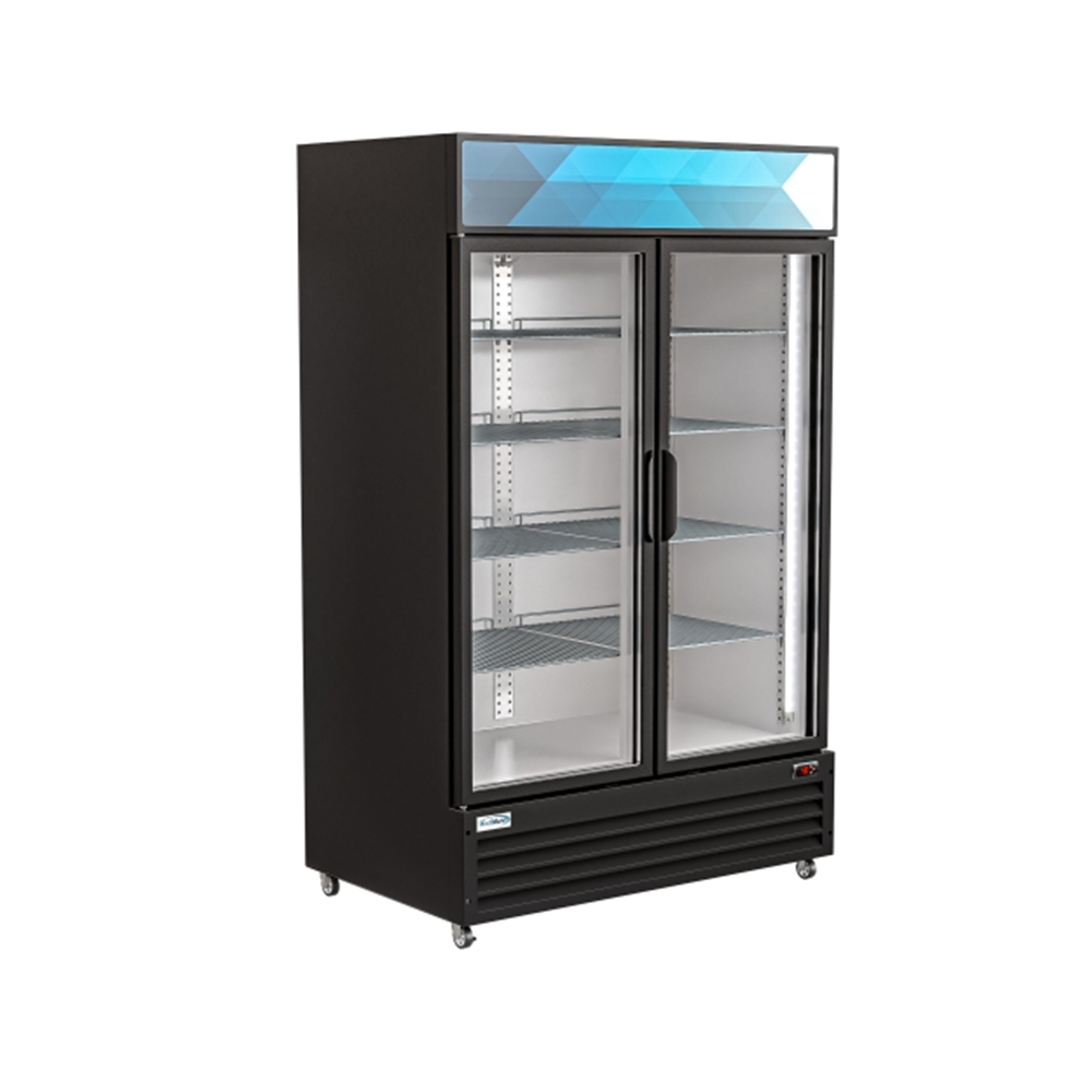 KoolMore Two-Door Merchandiser Refrigerator - 38 Cu Ft.  image 1