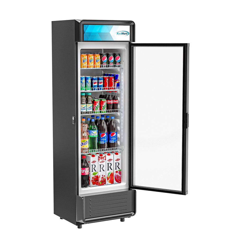KoolMore One-Door Merchandiser Refrigerator - 9 Cu Ft.  image 1