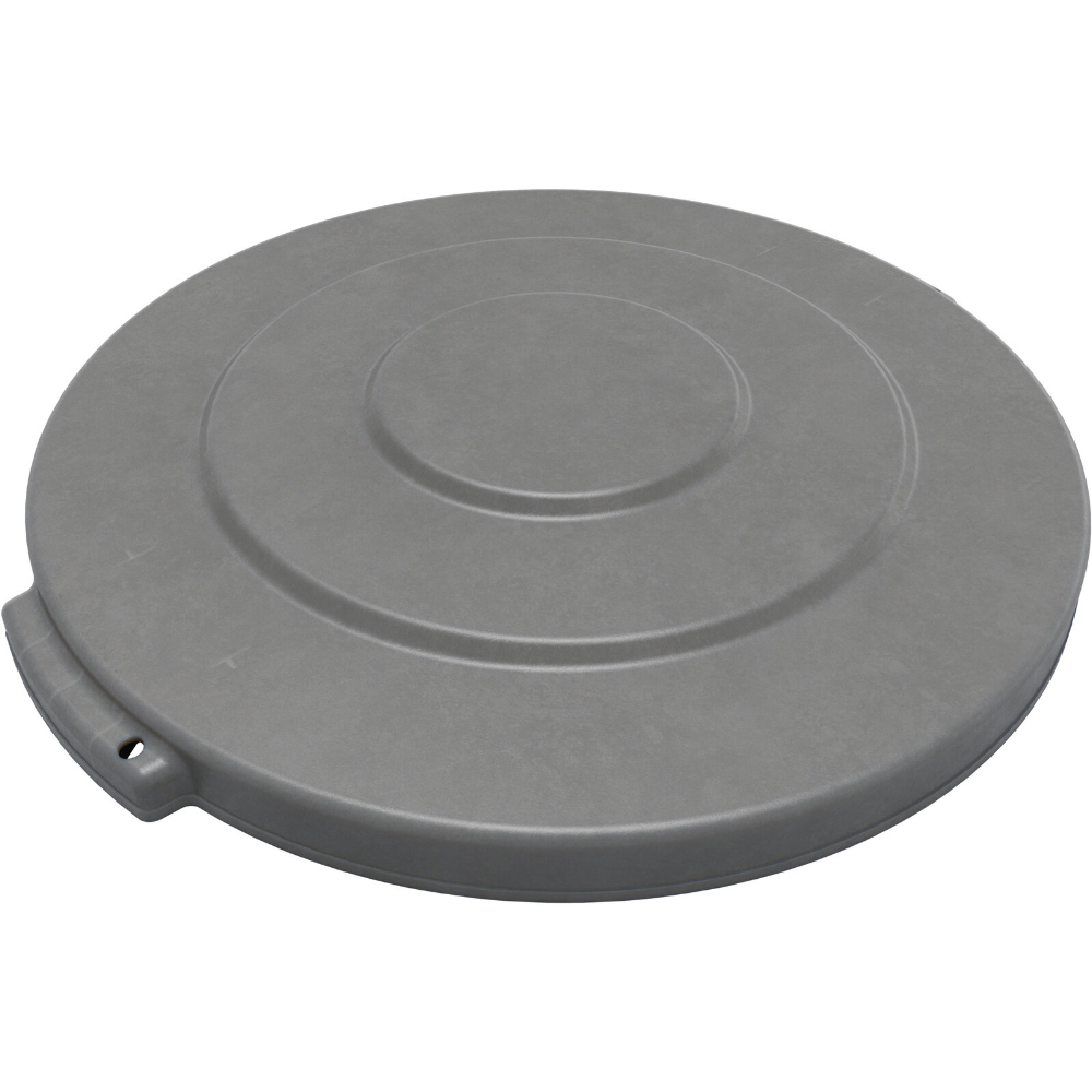 Carlisle Bronco Round Gray Lid for 55 Gallon Waste Container image 1