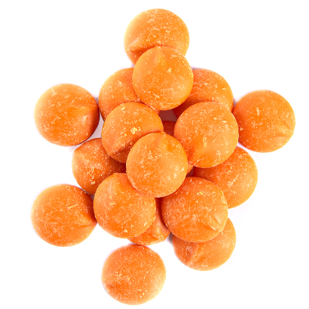 Merckens Orange Coating Wafers, 1 lb. image 1