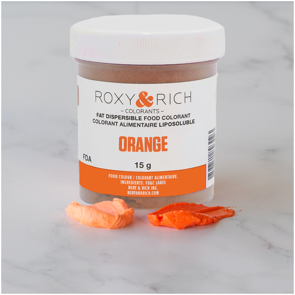 Roxy & Rich Fat Dispersible Orange Powder Food Color, 15 gr. image 1