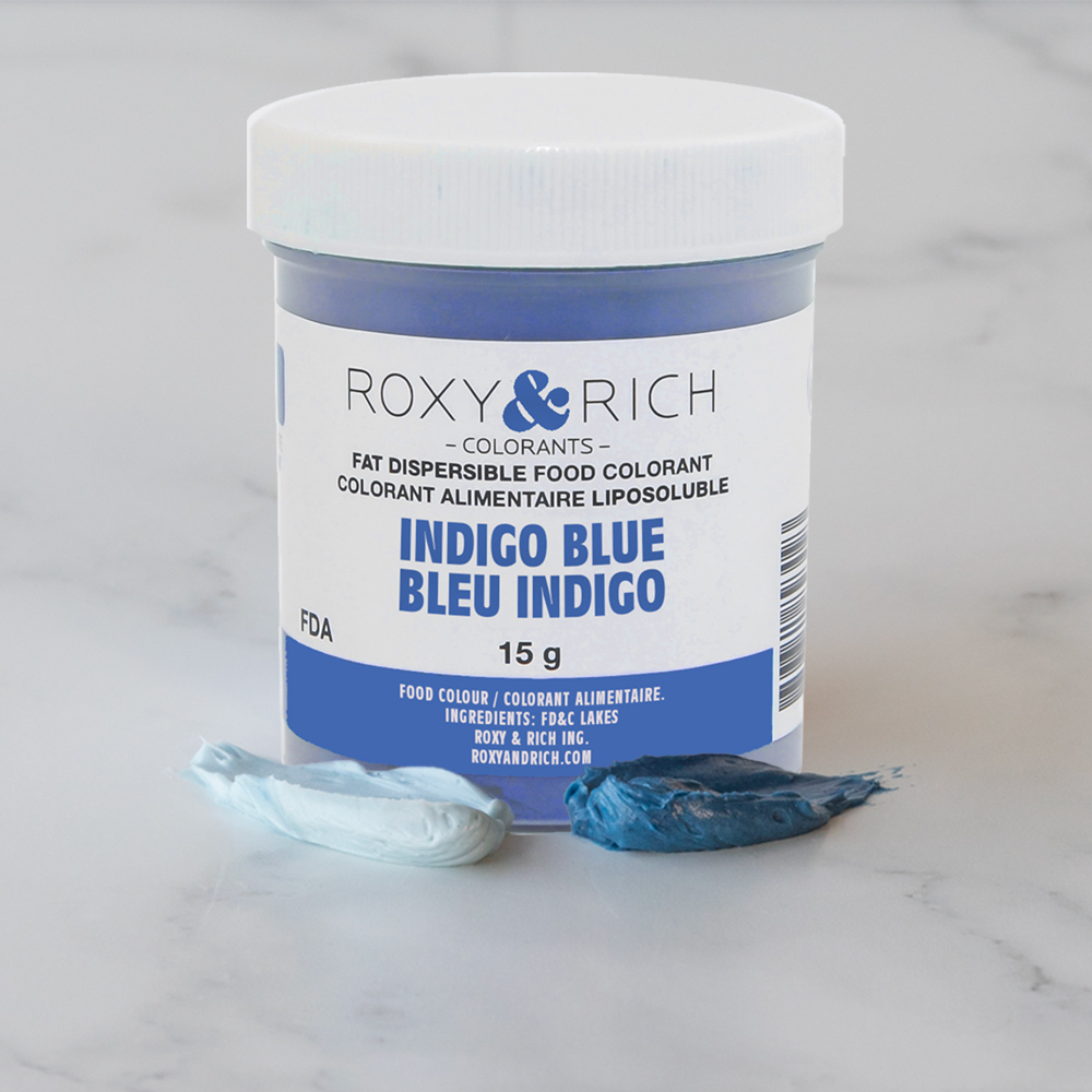 Roxy & Rich Fat Dispersible Indigo Blue Powder Food Color, 15 gr. image 1