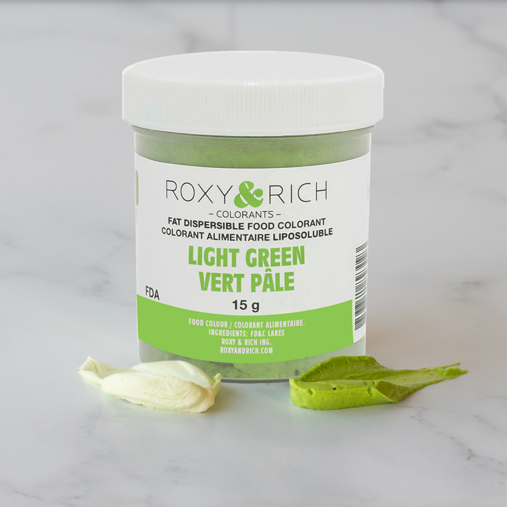 Roxy & Rich Fat Dispersible Light Green Powder Food Color, 15 gr. image 1