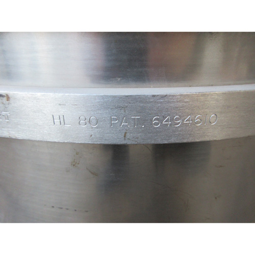 Hobart Legacy BOWL-HL80 / 6494610 80 Qt. Stainless Steel Bowl for HL800, Used Excellent Condition image 2