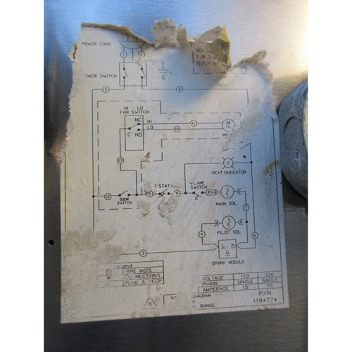 Southbend P32A-3240 Broiler with Convection Oven, Gas, Used Excellent Condition image 6