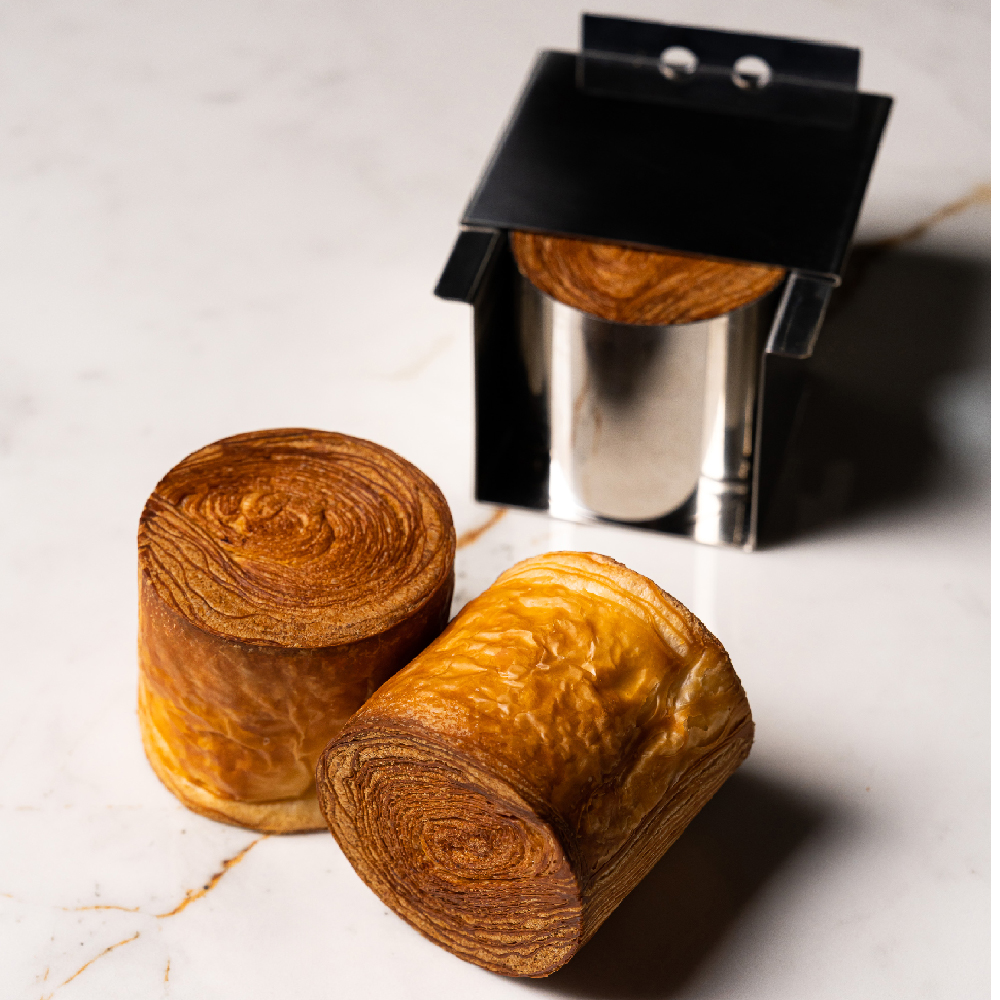 Pavoni Stainless Steel Cylinder Croissant Mold image 1