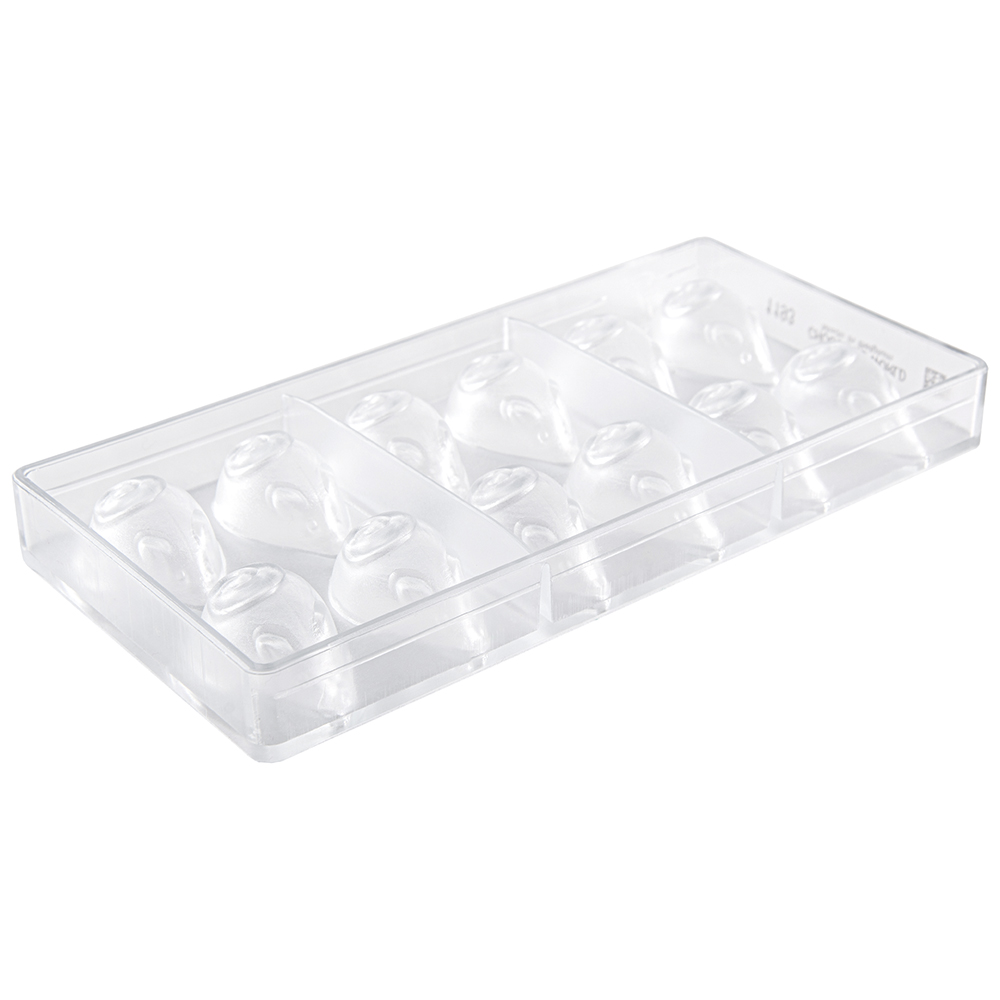 Chocolate World Polycarbonate Chocolate Mold, Mouse, 12 Cavities image 1
