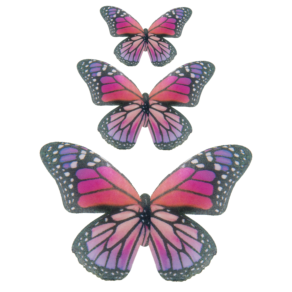 Crystal Candy Exotica Edible Butterflies - Pack of 19 image 1