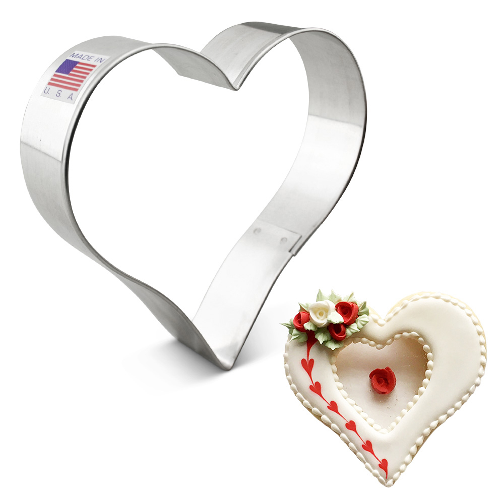 Ann Clark Heart Cookie Cutter, 4" image 1