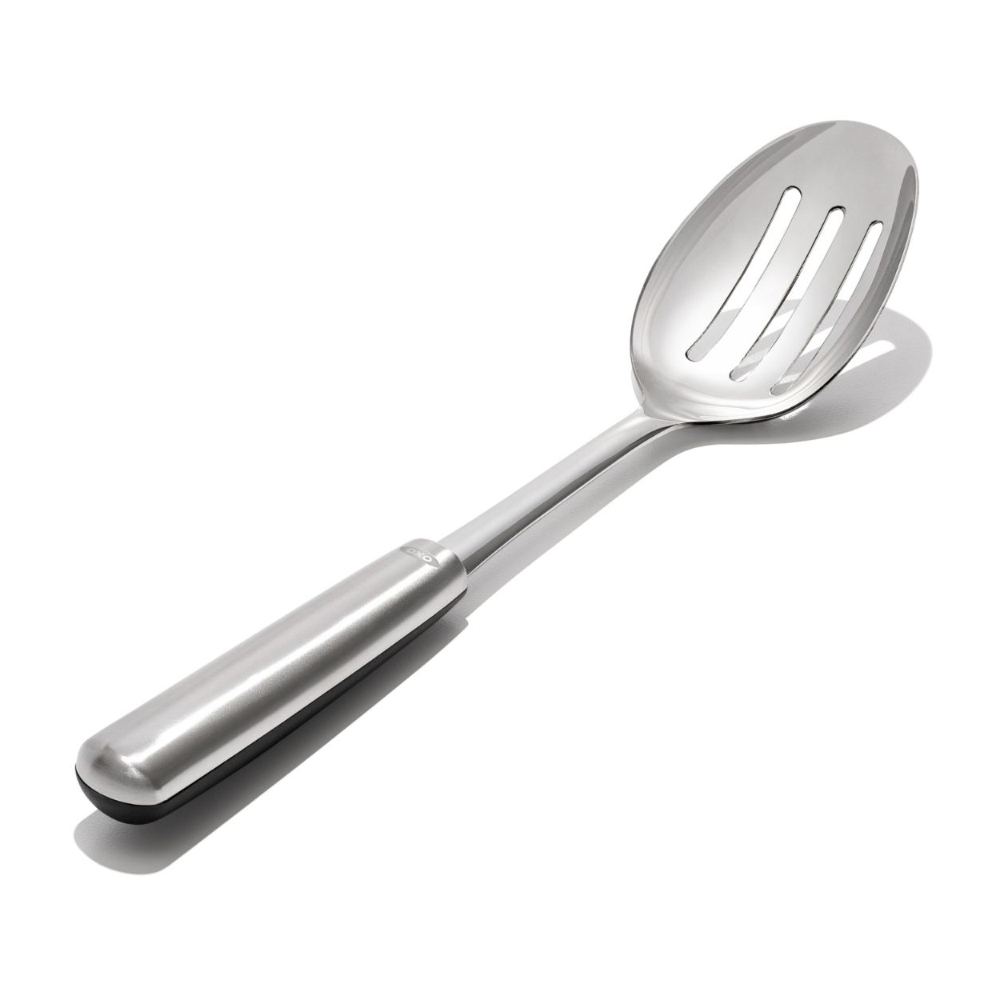 OXO Steel Slotted Cooking Spoon image 1