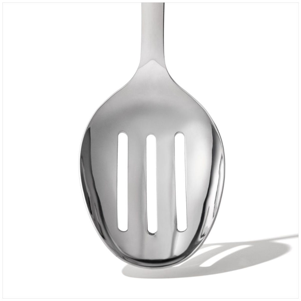 OXO Steel Slotted Cooking Spoon image 3