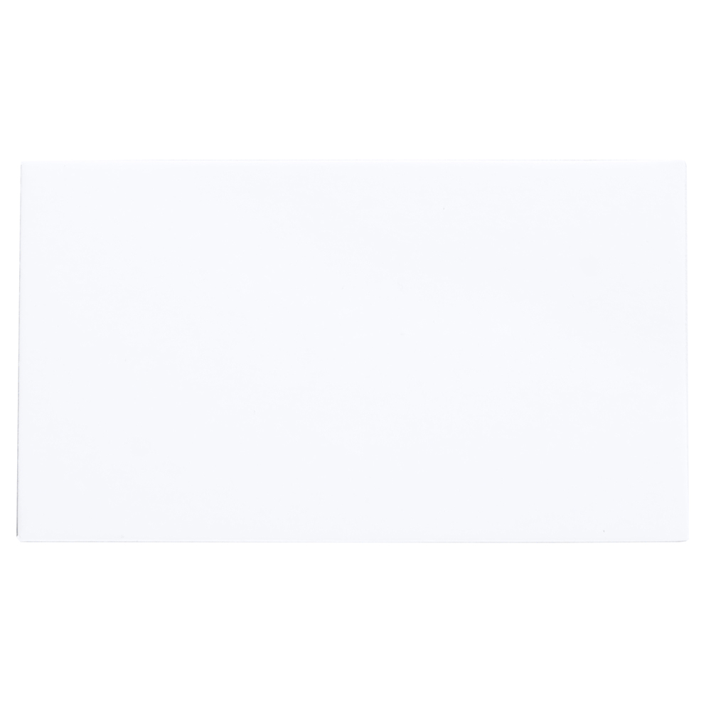 O'Creme White Rectangular Mini Board, 4" x 2.3" - Pack of 100 image 1