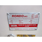 Rondo SSO-67C Reversible Dough Sheeter, Used Excellent Condition image 8