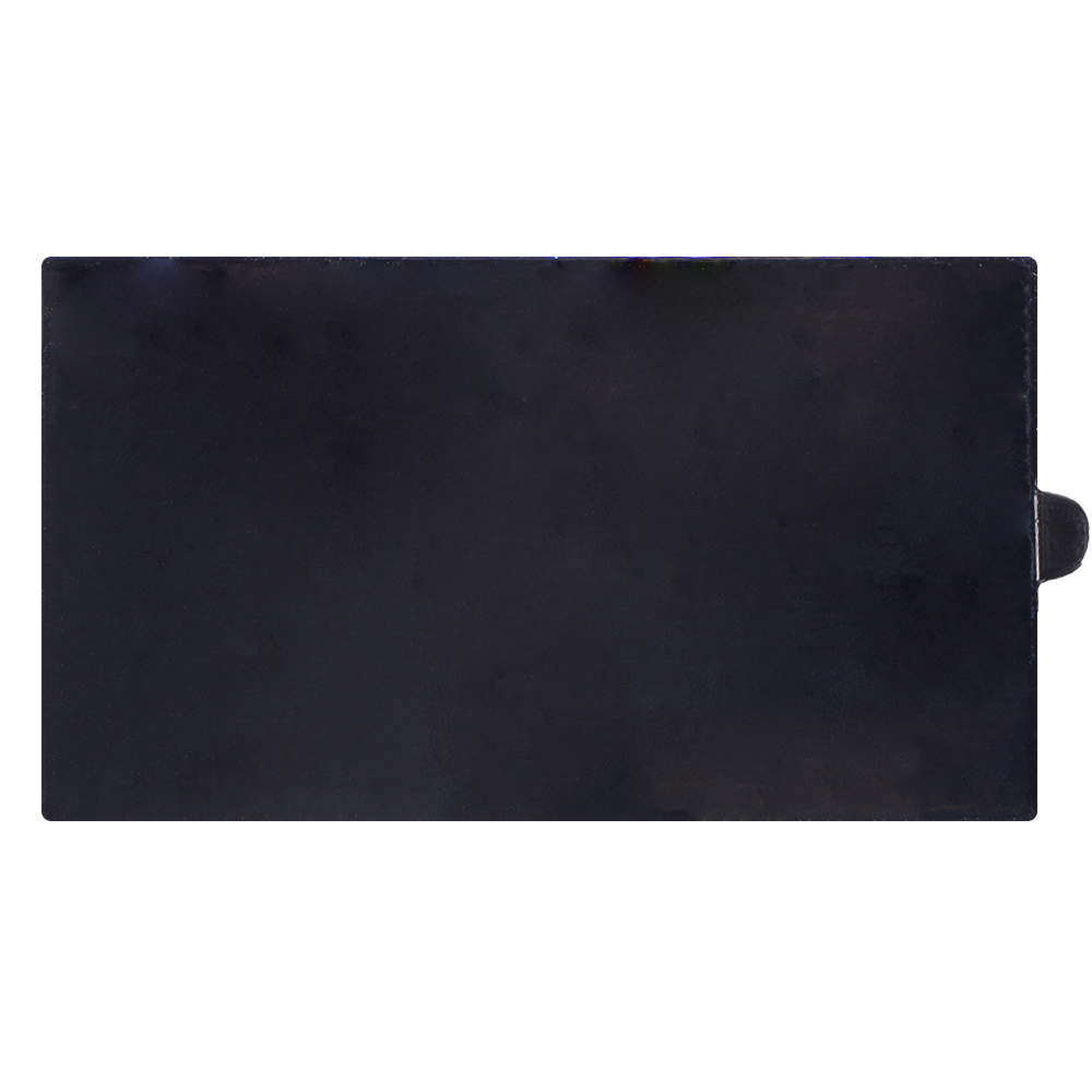 O'Creme Black Rectangular Mini Board with Tab, 4" x 2.3" - Pack of 100 image 1