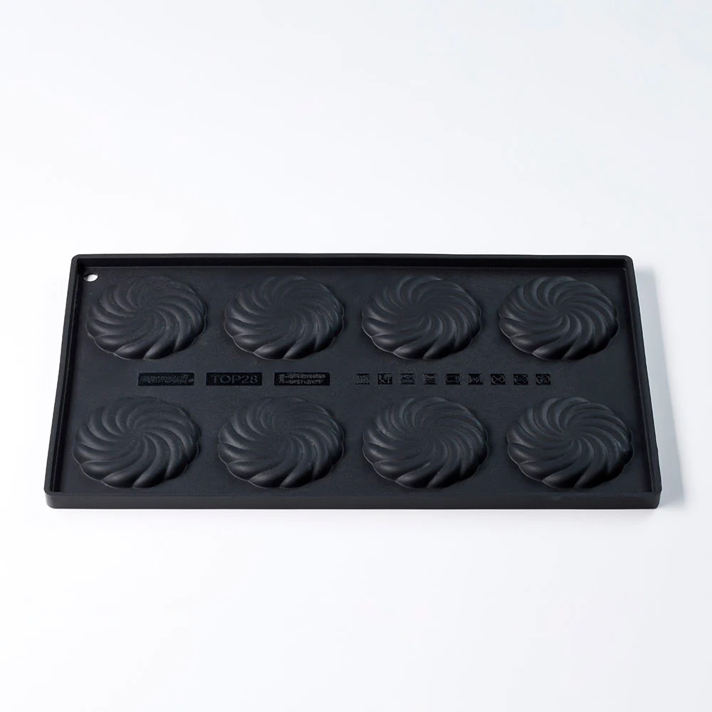 Pavoni TOP28 Twirl Top Silicone Mold, 8 Cavities image 1