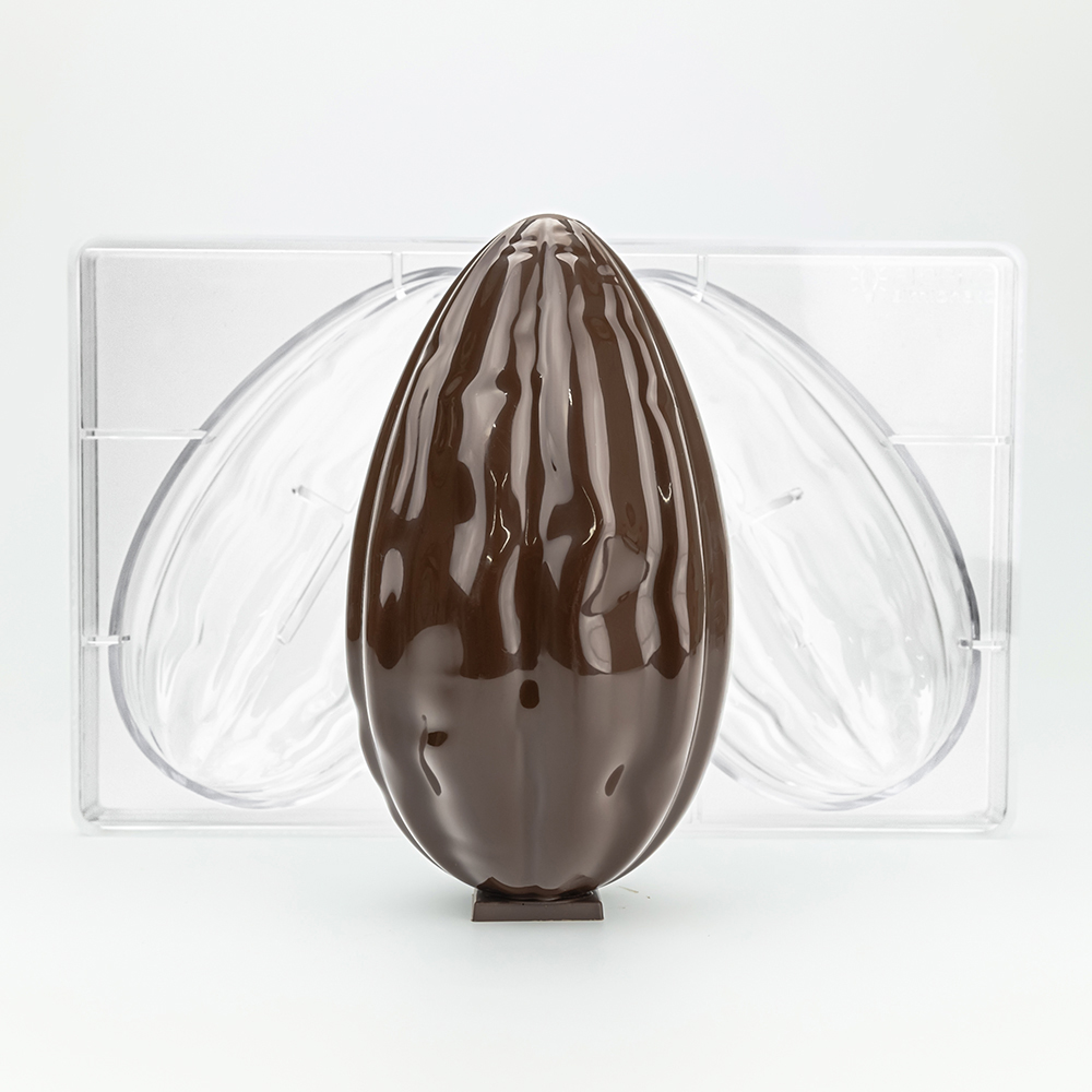Martellato Cocoa Pod Polycarbonate Chocolate Mold, 2 Cavities image 2