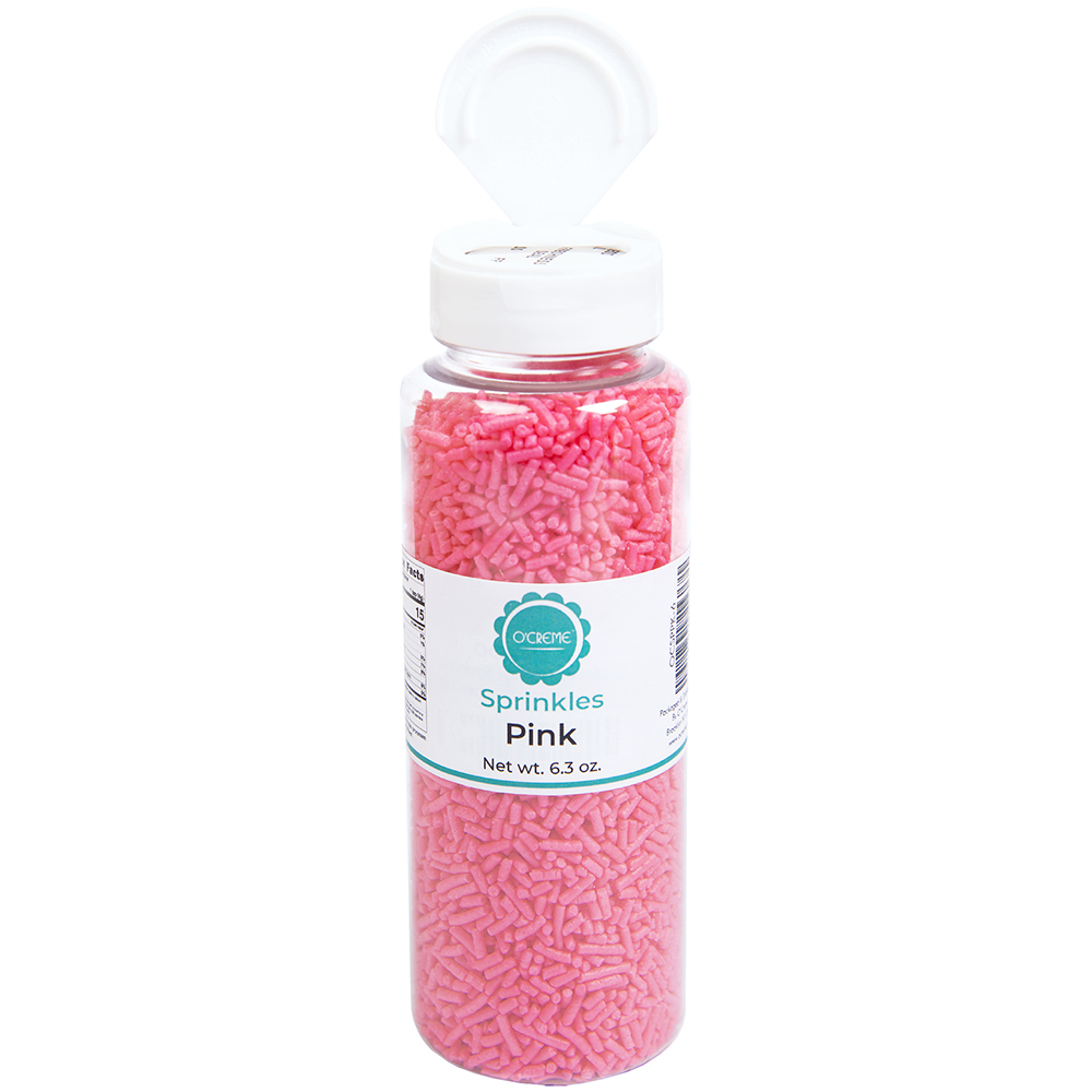 O'Creme Pink Sprinkles, 6.3 oz. image 1