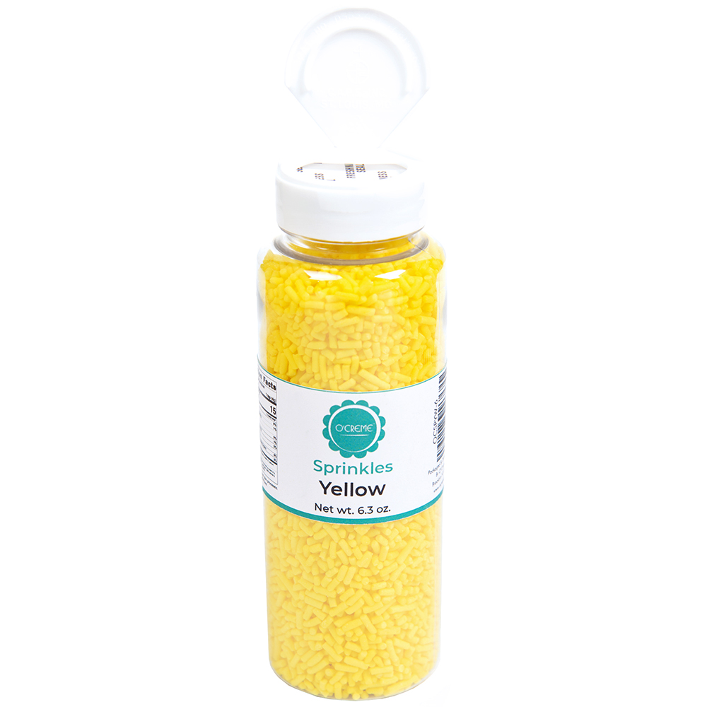 O'Creme Yellow Sprinkles, 6.3 oz. image 1