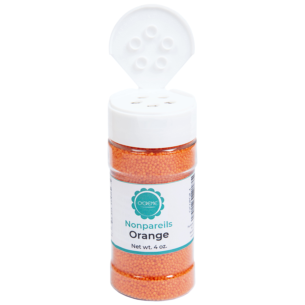 O'Creme Orange Nonpareils, 4 oz. image 1