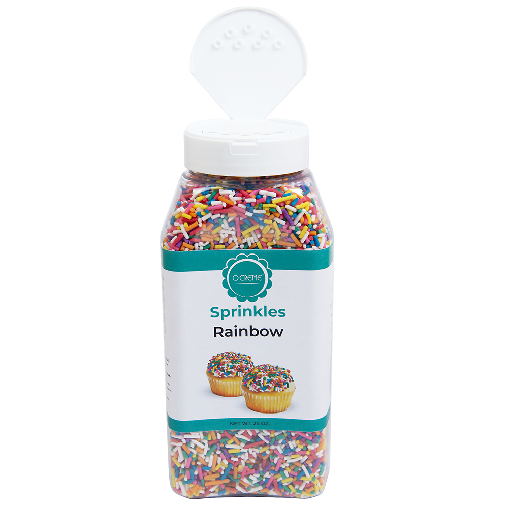 O'Creme Rainbow Sprinkles, 25 oz. image 1