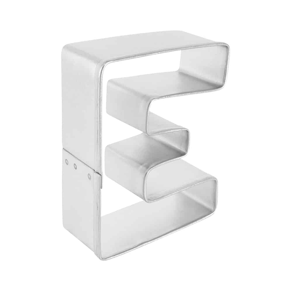 Letter 'E' Cookie Cutter, 2-1/4" x 3" image 1