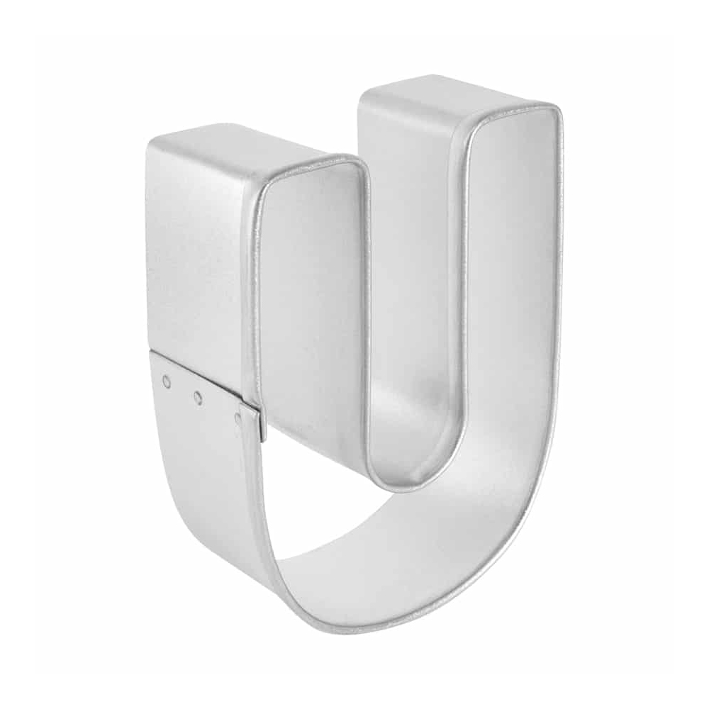 Letter 'U' Cookie Cutter, 2-1/2" x 3" image 1