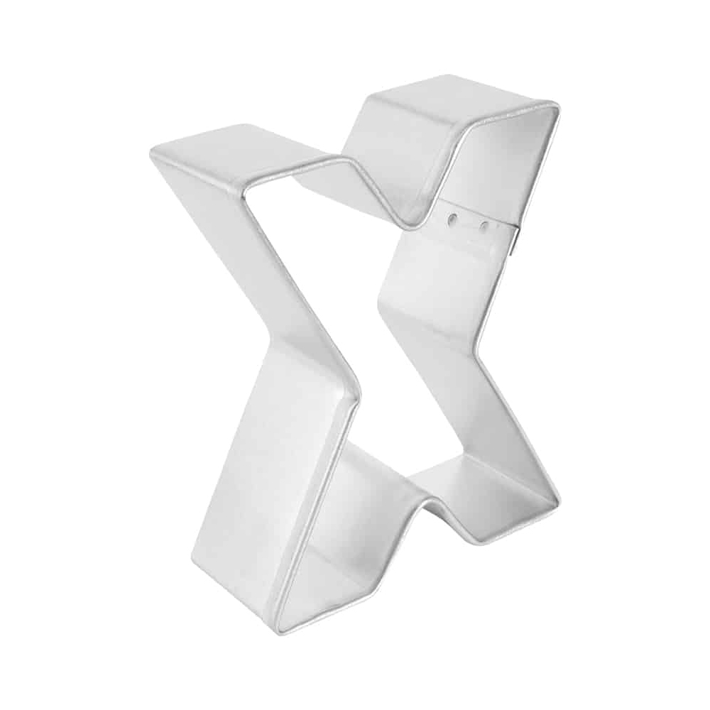 Letter 'X' Cookie Cutter, 2-3/8" x 3" image 1