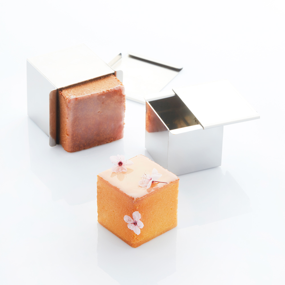 Martellato Mini Cubo Travel Cake Mold, 2.4" x 2.4" image 1