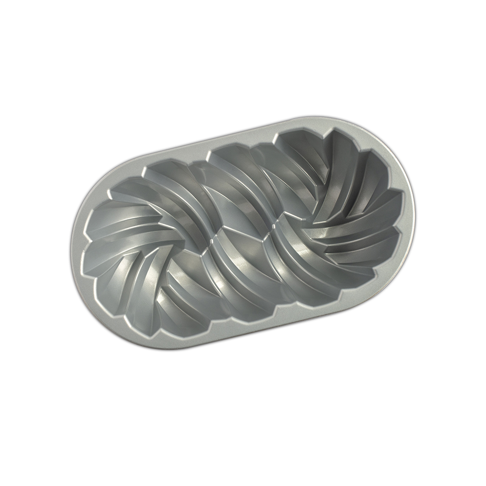 Nordic Ware 75th Anniversary Braided Loaf Pan, 6 Cups image 1