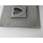 Triumph / Magna Mixer Die, 7 Hearts 1-1/4", Used Excellent Condition image 1