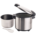 Winco Electric 100 Cup Rice Warmer with Hinged Lid, Used Acceptable Condition image 1