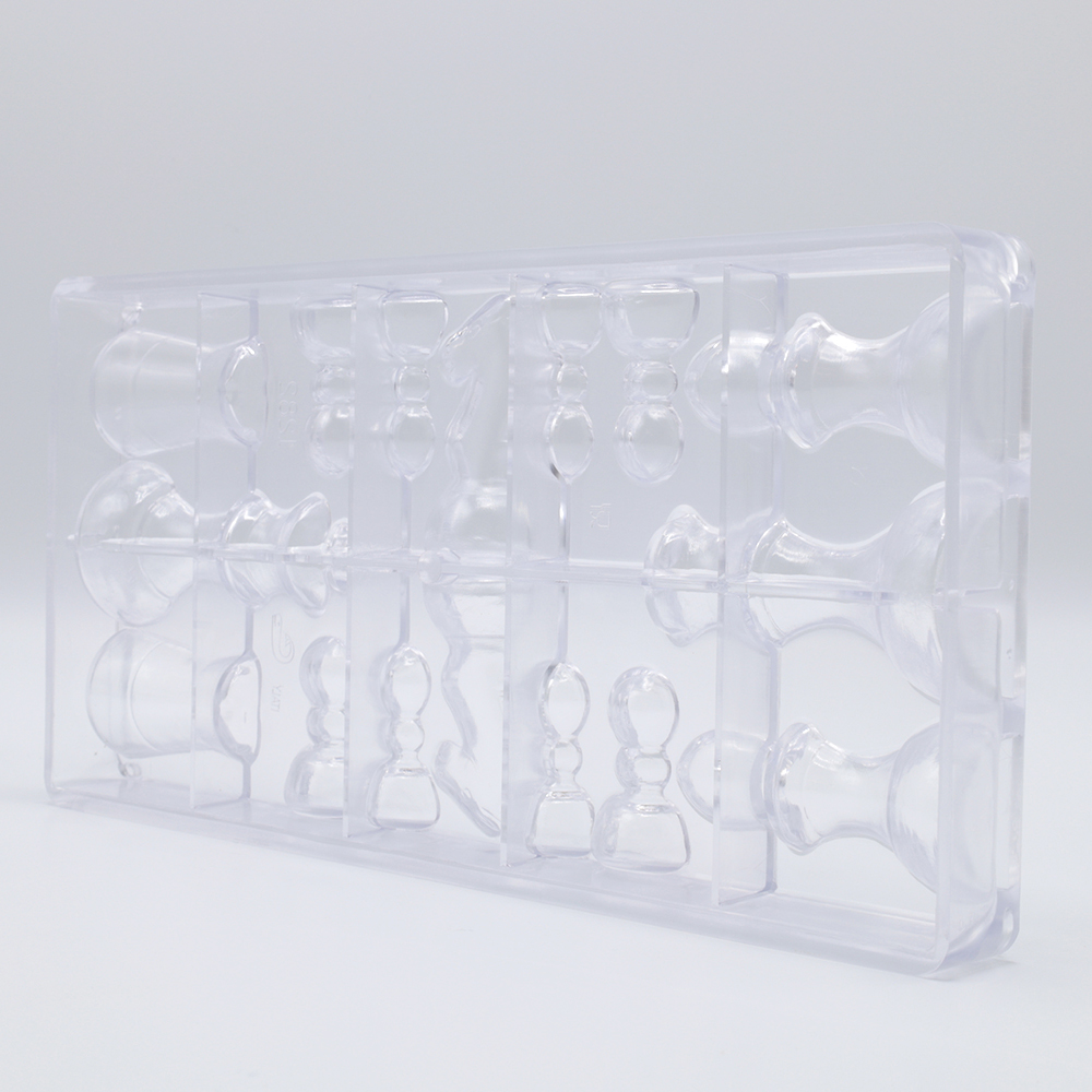 Chocolate World Chess Pieces Polycarbonate Chocolate Mold, 16 Cavities image 1