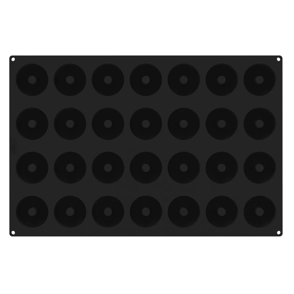 Silikomart DONUTS Silicone Mold, 28 Cavities image 1