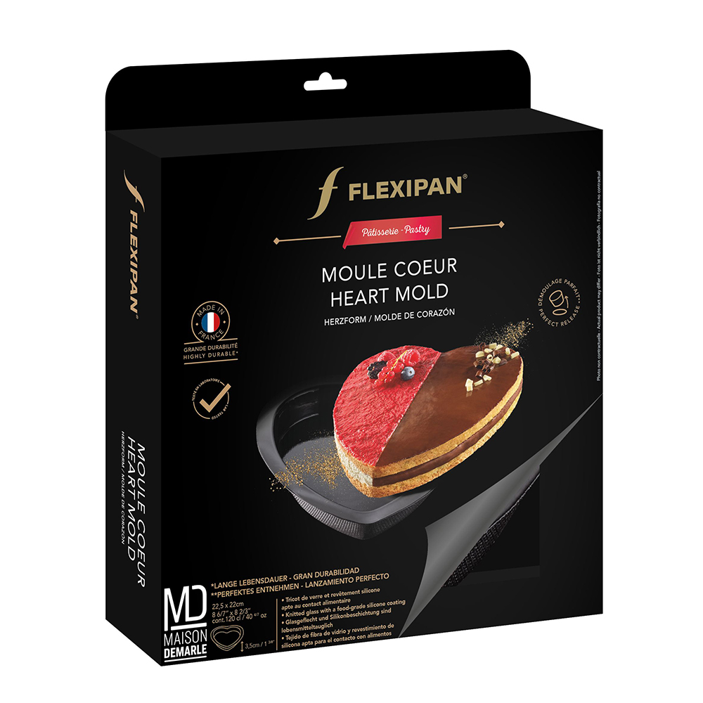 Demarle Flexipan Heart Mold, 40.6 oz. image 4