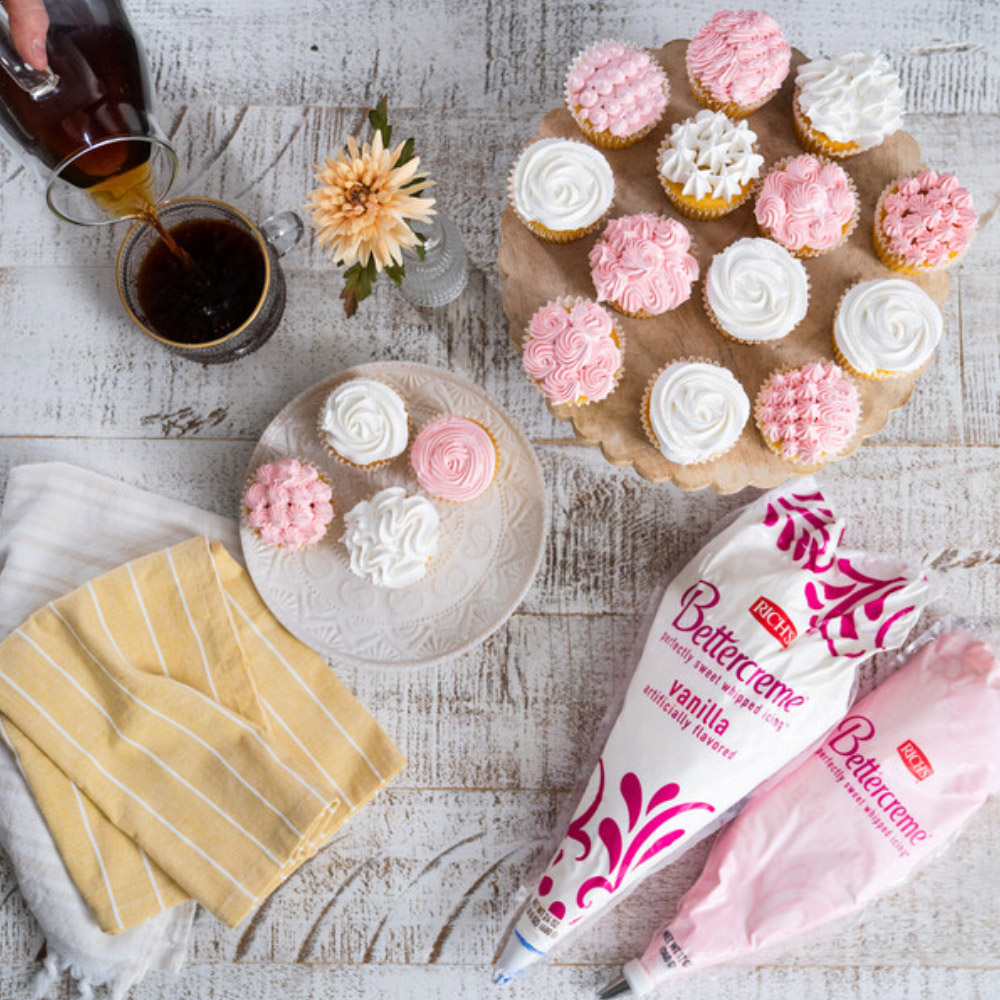 Rich's Bettercreme Petal Pink Icing, 12 oz. - Pack of 3 image 2