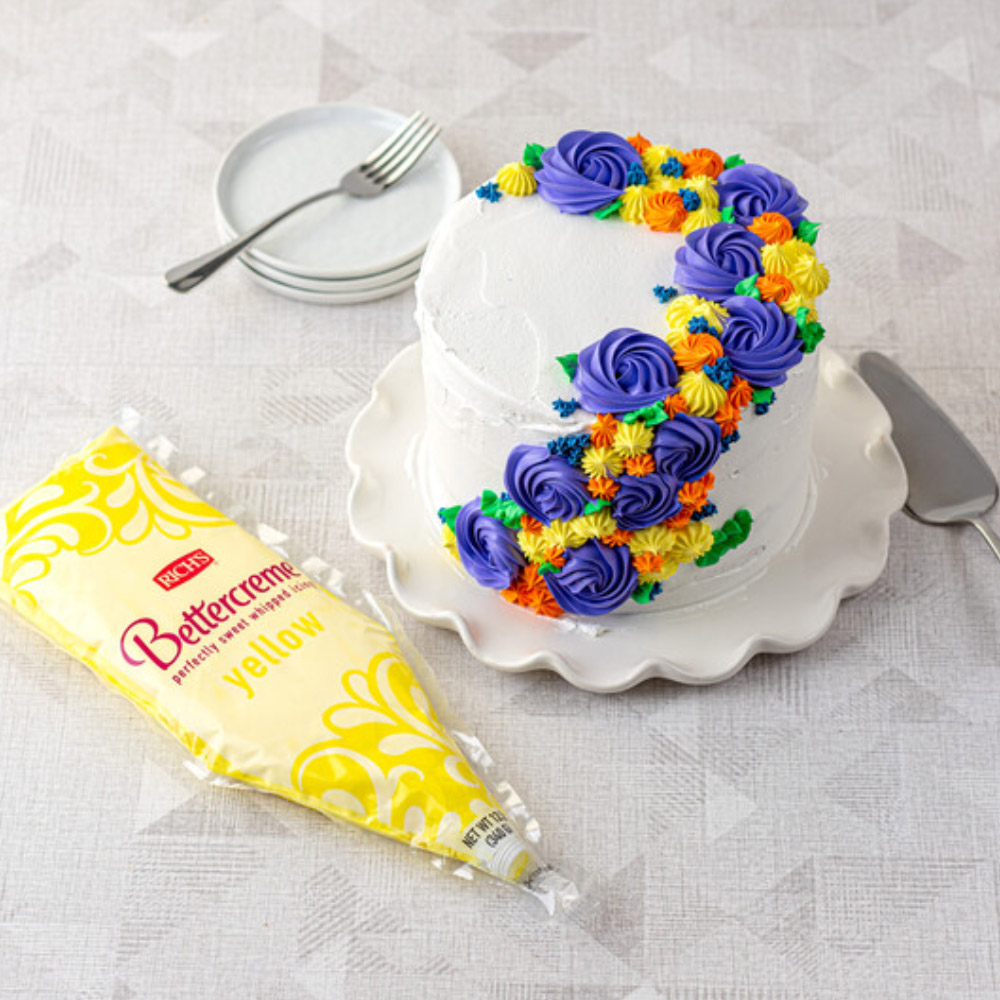 Rich's Bettercreme Yellow Icing, 12 oz. - Pack of 3 image 4