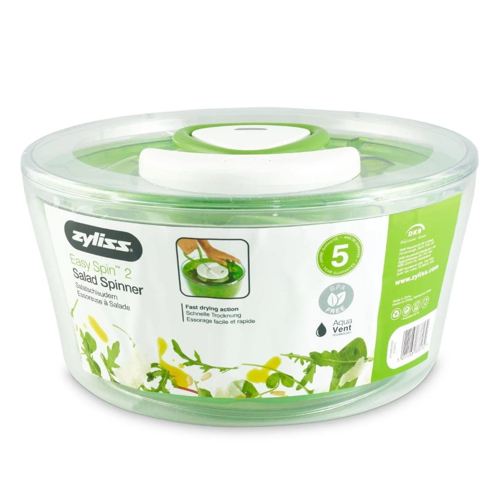 Zyliss Easy Spin 2 Aquavent Salad Spinner image 5