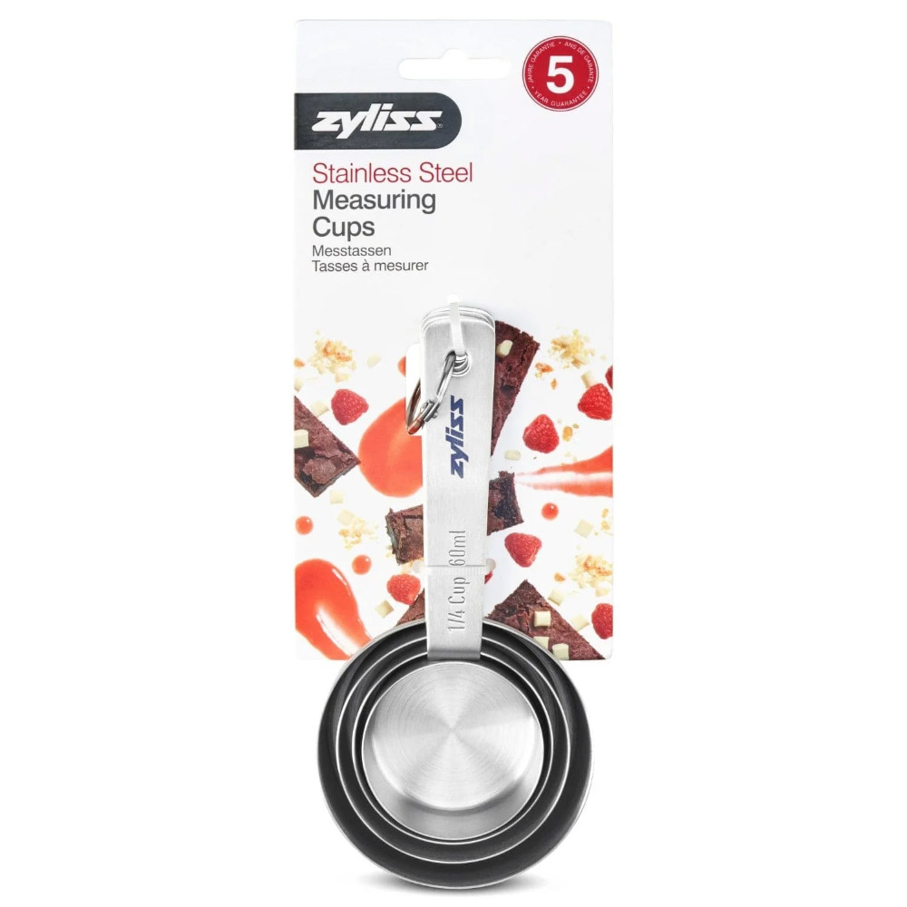 Zyliss Stainless Steel Measuring Cups, Set of 4 image 5