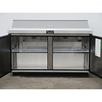 Atosa MSF8303GR Two Door Sandwich Prep Table 60-1/4"W, 17.2 Cu. Ft., Used Excellent Condition image 1
