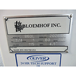 Bloemhof 860L Bread Moulder, Includes 2 Pressure Plates, Used Excellent Condition image 5