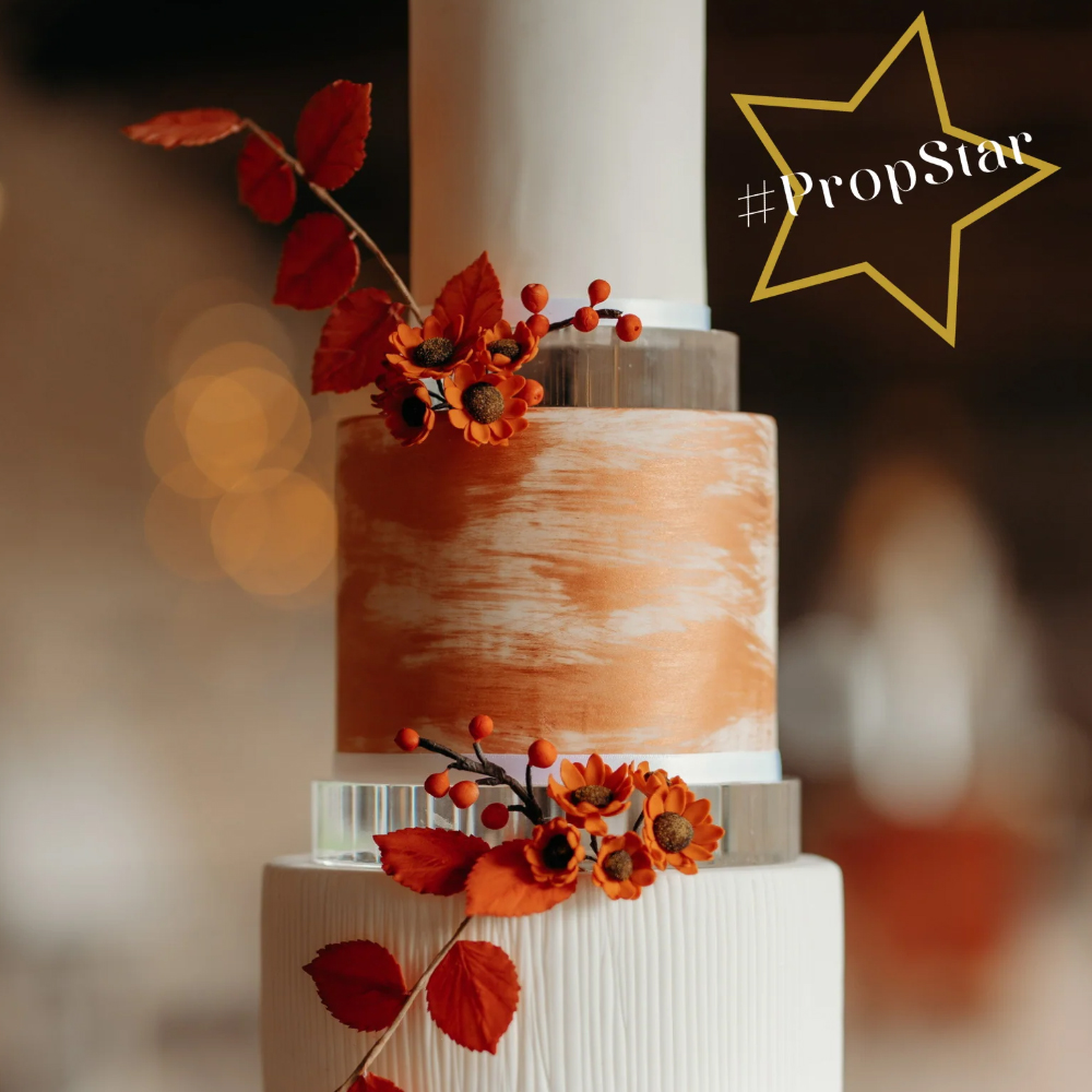 Prop Options 7" Round Clear Acrylic Cake Separator image 3
